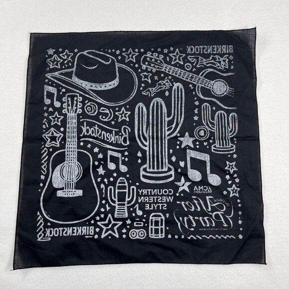 2024 CMA 58th Country Music Awards Official After Party 21" Cowboy Bandana Scarf - Picture 2 of 16